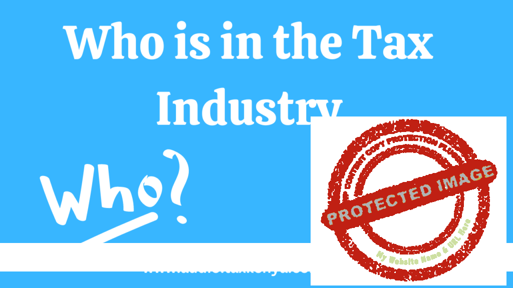 Who is in the tax industry
