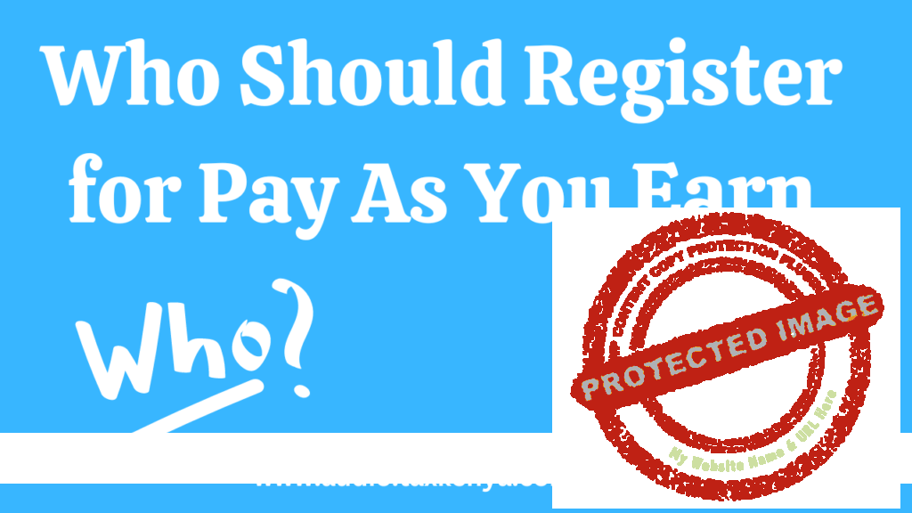 Who should register for Pay As You EarnWho is in the tax industry copy 3