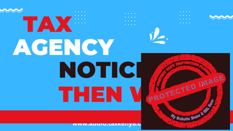 tax Agency Notices, then what