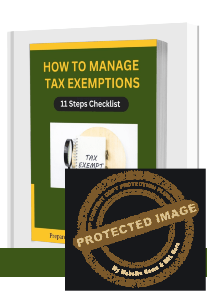 Manage Tax Exemptions 1