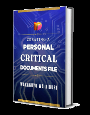 Personal Critical Documents Files